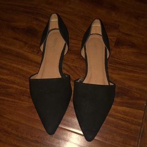 Pointy suede shoes, good condition
